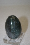 +MBA #12-061  Grey Gemstone Hand Cut & Polished Egg