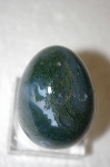 Hand Cut & Polished Grey/Green Shaded Gemstone Egg