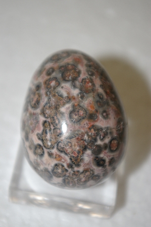 +MBA #12-044   "Multi Colored Hand Cut & Polished Gemstone Egg