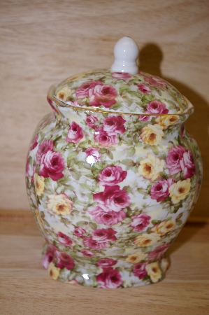 +MBA #13-188      "Duchess Rose Vanity Jars Set of 2
