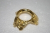 +MBA #12-258  1980's Gold Plated Butterfly Egg Holder