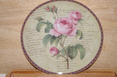 +MBA #14-234    2003 "Quirinal" Pink Rose Plate By A Special Place