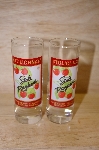 +Set Of 2 "Stoli Razkeri" Russian Vodka Tall Shot Glasses