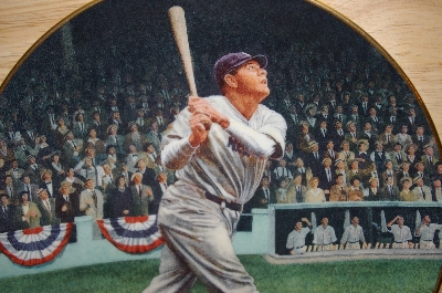 +MBA #   "Babe Ruth" The Called Shot By Artist Brent Benger