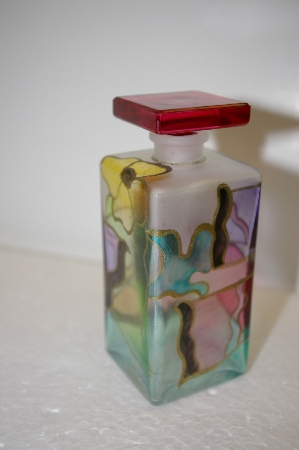 +MBA #14-147  "Made In Italy Hand Painted Perfume Bottle