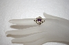 +MBA #17-693  Sterling Amethyst & Marcasite Ring