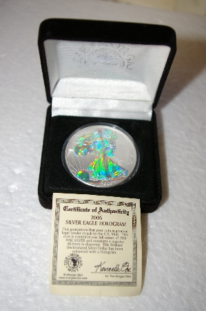 +MBA #17-168A  "Limited Edition 2006 Silver Eagle Hologram