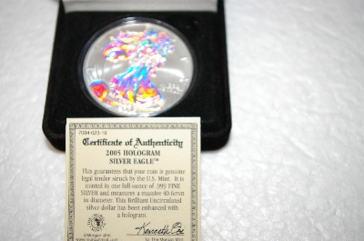 +MBA #17-172  "Limited Edition 2005 Silver Eagle Hologram