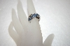 +MBA #17-255  Sterling Sapphire Cross Over Ring