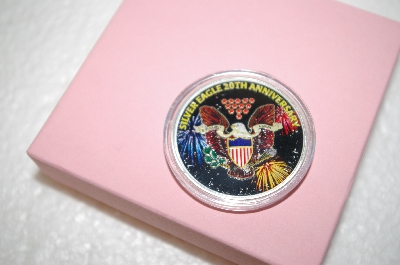 +MBA #17-638  "2006 Silver Eagle Colorized  20th Edition Coin