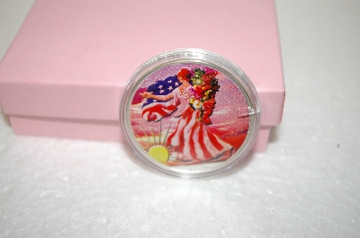 +MBA #17-638  "2006 Silver Eagle Colorized  20th Edition Coin