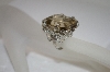 +MBA #19-065  Wire Wraped Pale Green Quartz Ring