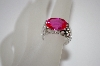 +MBA #19-40/8  Created Pink Sapphire Sterling Ring