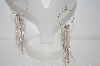 +MBA #19-344  " 3 Pairs Pink Crystal Earrings