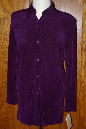 +MBA #24-356  "Jessica Holbrook Long Purple Shirt