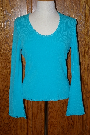 +MBA #24-352  "Venini Turquoise Blue Sweater