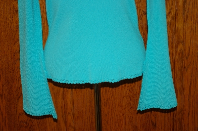 +MBA #24-352  "Venini Turquoise Blue Sweater