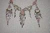+MBA #24-091  Peruvian Pink Opal Necklace & Matching Earrings