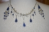 +MBA #24-007  Peruvian Blue Sodalita Necklace & Earrings