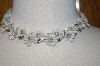 +MBA #24-394  Coro 17" White Flower Necklace