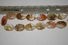 +MBA #23-038   16" Strand Of Oval Cut Agate Beads