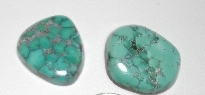 +MBA #20-525   "4 Fancy Cut Blue & Green Turquoise Stones