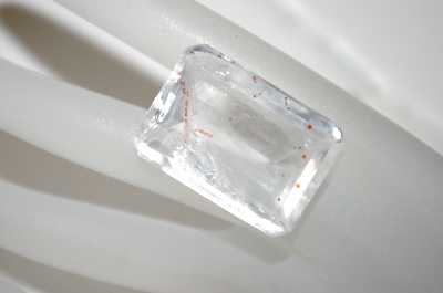+MBA #23-232   "Emerald Cut Clear Quartz Stone