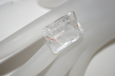 +MBA #23-232   "Emerald Cut Clear Quartz Stone
