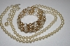 +MBA #25-471  Vintage Faux Pearl Necklace & Coil Wire Bracelet