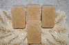 Set Of 4 Rectangle "Natural Honey Almond" Scented Soaps