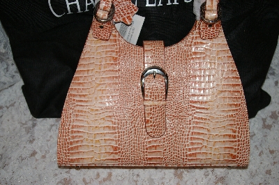 +MBA #34-142   "Rust Colored Charlie Lapson "Valentia" Hand Bag