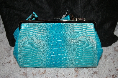 +MBA #34-113   "Turquoise Charlie Lapson "Emilia" Hand Bag