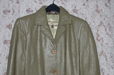 +MBA #36-058  "Green Excelled Leather Blazer