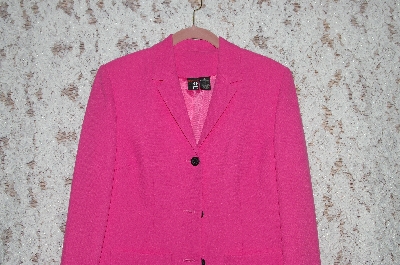 +MBA #36-029   "Fuschia G. Essentials 3 Button Blazer