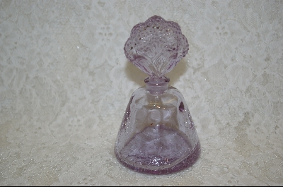 +MBA  "Lavender Cracked Glass Perfume Bottle