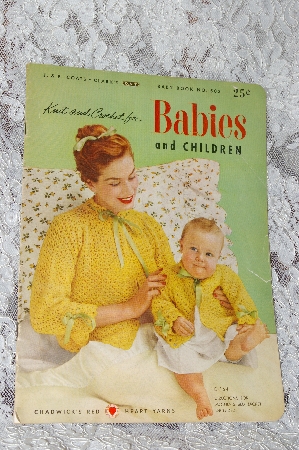 +MBA #38-234  "1953 Clarks ONT J&P Coats "Knits & Crochet For Babies And Childres" Book #505