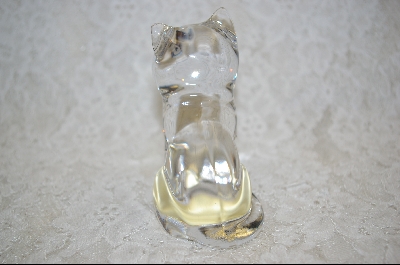 +MBA #S-LCC   "1990's Lead Crystal Cat"