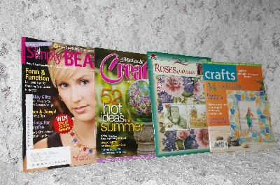 +MBA #40-253  "Set Of 4 Crafters Project Books & Crafters Magazines