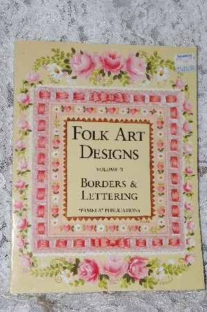 +MBA #40-287  "1985 Folk Art Designs Book 2 "Borders & Lettering"