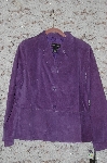 +MBA #49-079  "Purple" Suedessence Washable Suede Blazer