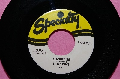 "Personalty" & Stagger Lee"