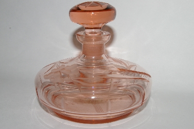 +MBA #55-032 Vintage Pink Glass Perfume Bottle/Small Decantor