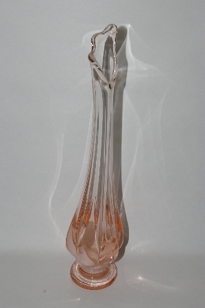 +MBA #55-075  " Soft Pink Tall Glass Vase