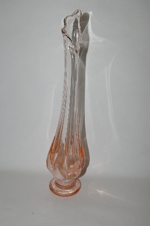 +MBA #55-075  " Soft Pink Tall Glass Vase