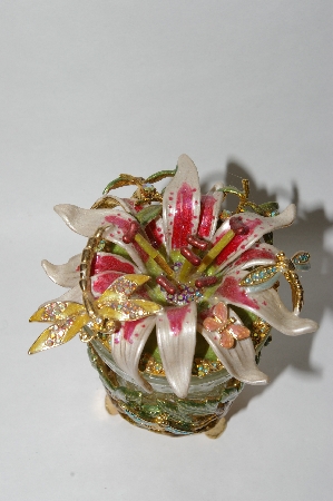 "SOLD"  MBA #57-285  "Kirks Folly "Stargazer Dragonfly" Candle Holder With Scented Candle
