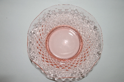 +MBA #57-010  Vintage Pink Depression Glass Candy Dish