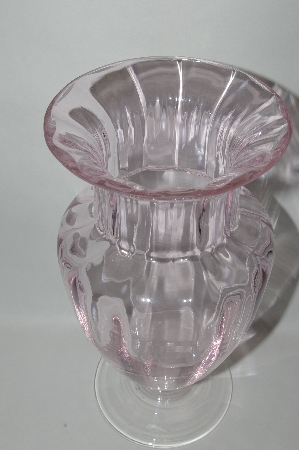 +MBA #57-126  Vintage Pale Pink Glass Vase