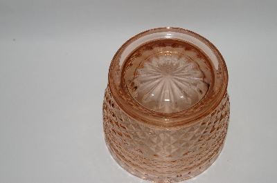+MBA #59-114  Vintage Pink Depression Glass Candy Dish