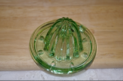 +MBA #4862  "US Glass Company Green Reamer Top #4862