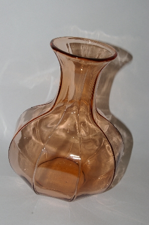 +MBA #59-214   " Large Vintage Pink Depression Glass Decanter or Vase?